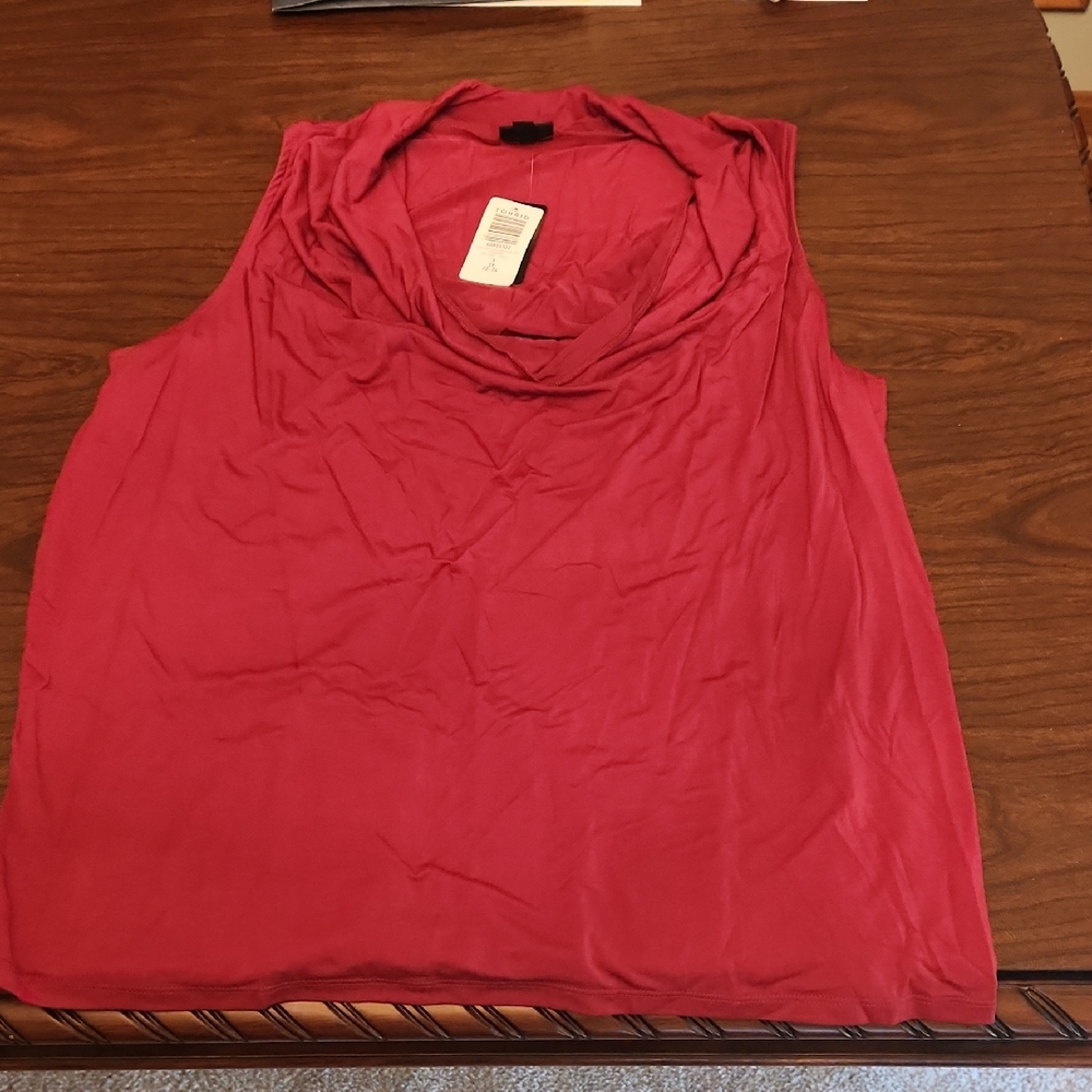 Torrid Red Sleeveless Tank Top